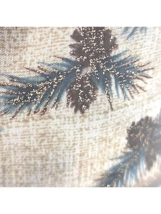 Members Mark 2.5" Premium Wired Edge Ribbon 50 Yards Masculine Pinecone Pattern - Picture 2 of 5